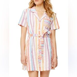 Roller Rabbit Eddie Striped Shirtdress Size S